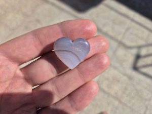 نگین قلب با عقیق سلیمانی 2
