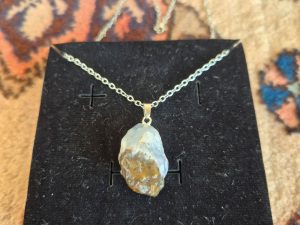 گردنبند اسپرت سنگ عقیق طبیعی