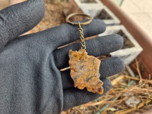 جا کلیدی نقشه ایران سنگی با سنگ جاسپر منظره